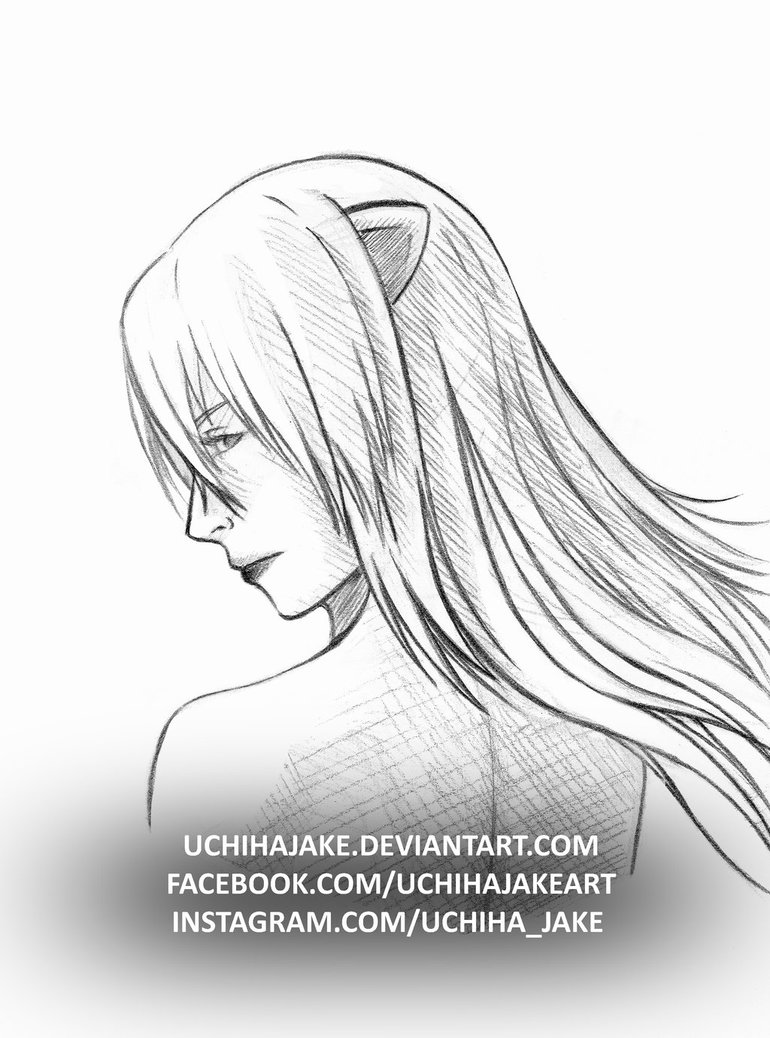 770x1038 Lucy Sketch By Uchihajake - Lucy Sketch