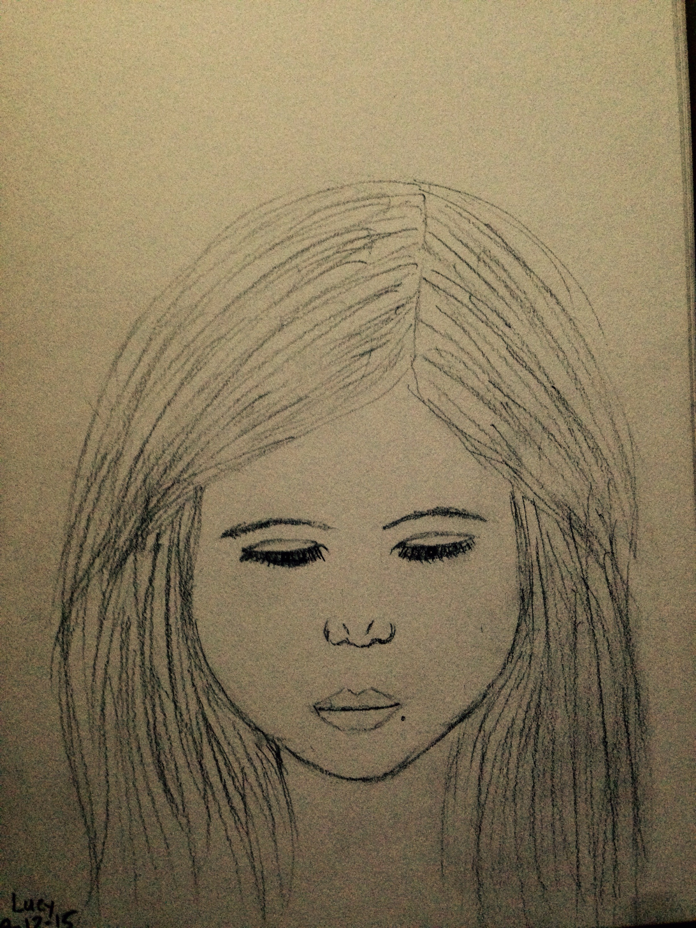 2250x3000 Lucy Sketch One Drawing A Day - Lucy Sketch