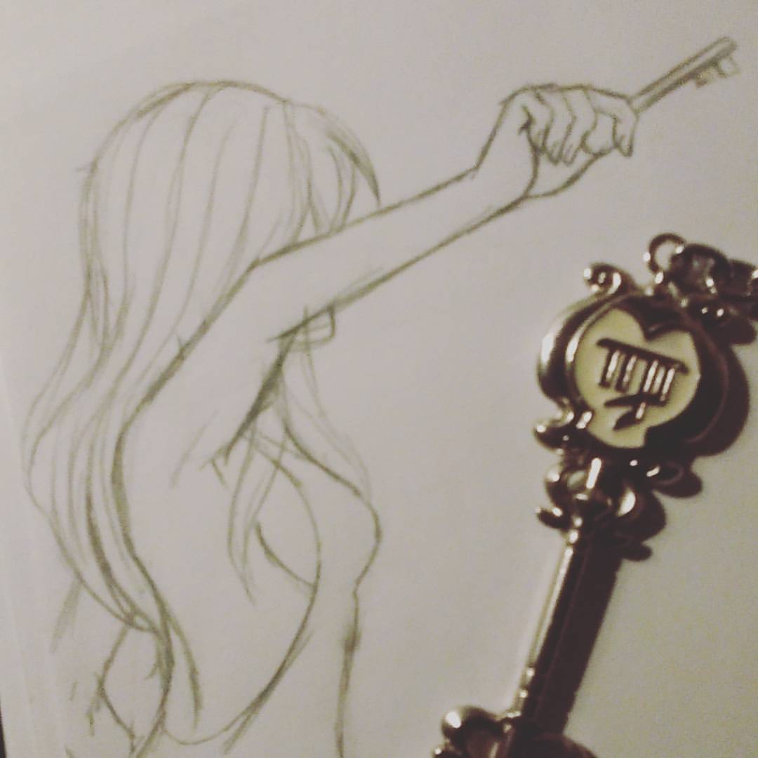 1080x1080 M O D E K J A E R Sketch Of Lucy From Fairy Tail - Lucy Sketch