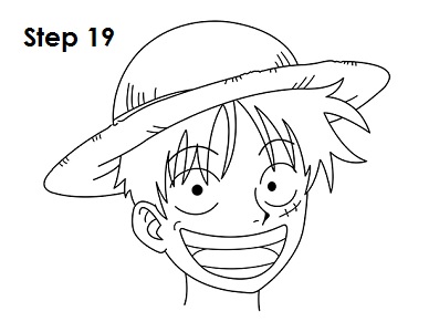 388x300 How To Draw Monkey D. Luffy - Luffy Sketch