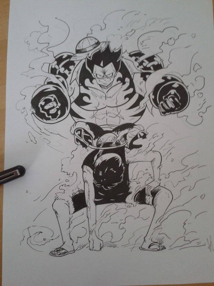 720x960 Luffy Sketch By Kish95 - Luffy Sketch