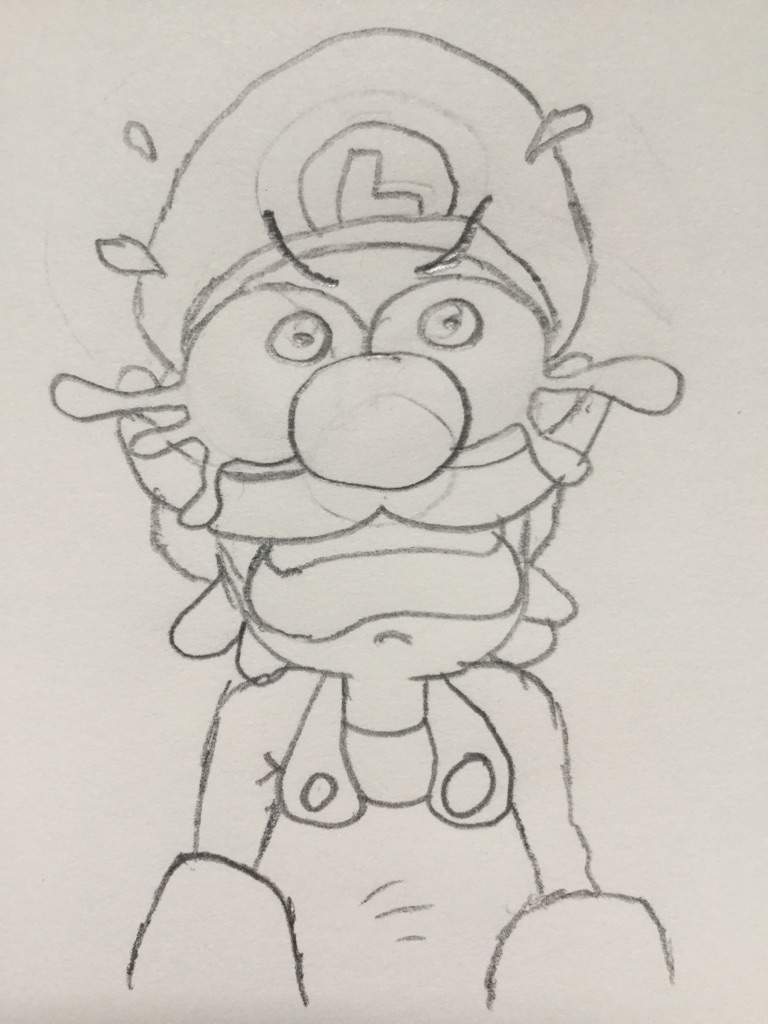 768x1024 Mario Amino - Luigi Sketch