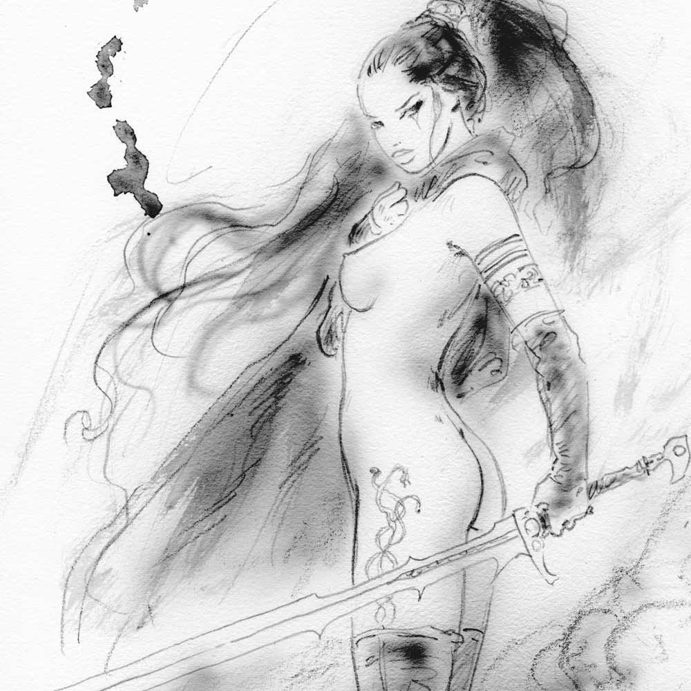 1000x1000 Luis Royo On Twitter Book Wild Sketches 1 - Luis Royo Sketches