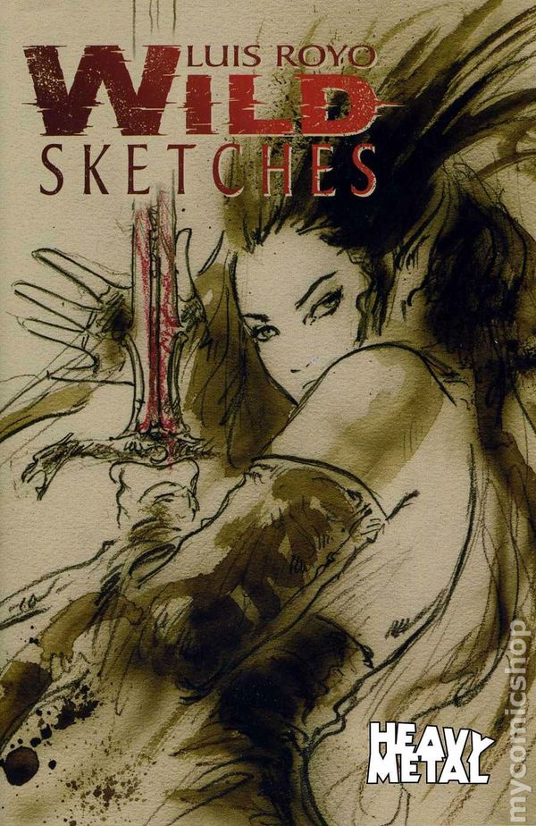 600x924 Wild Sketches Sc (2006 2008 Heavy Metal) By Luis Royo Comic Books - Luis Royo Sketches