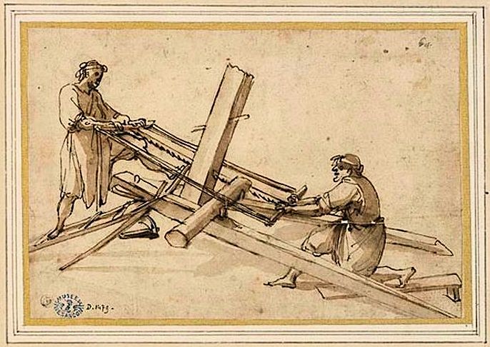 686x486 Sawing Lumber In Europe Lost Art Press - Lumber Sketch