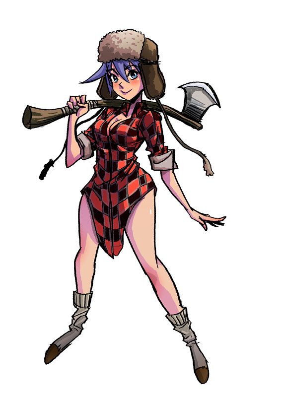 566x800 Chromasketch Lumberjack - Lumberjack Sketch