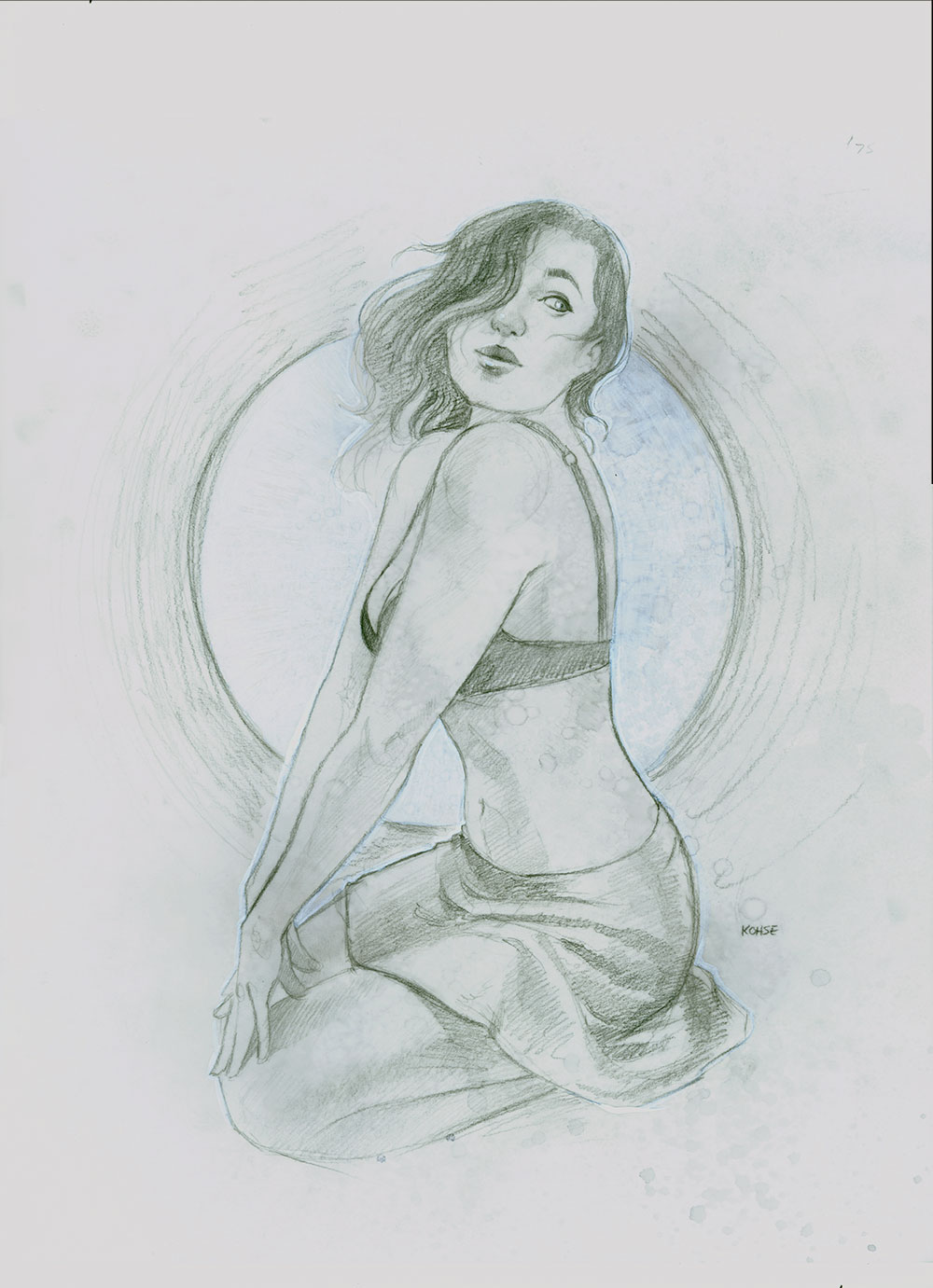 1000x1381 Luna And The Moon Sketch Online Store Powered By - Luna Sketch