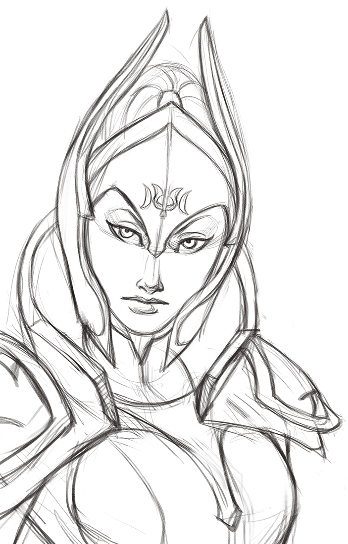 703x1100 Luna Sketch By Iara Art Draw In 2018 - Luna Sketch