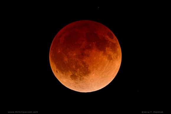 580x387 Why A Totally Eclipsed Moon Looks Red Science Wire Earthsky - Lunar Eclipse Sketch