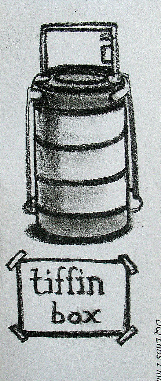 527x1247 Chummadraw Tiffin Box - Lunch Box Sketch