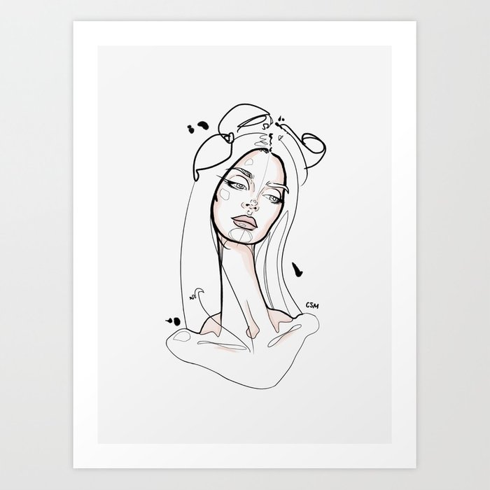 700x700 Lust For Life Fashion Illustration Art Print By Chrismcparlan - Lust Sketch