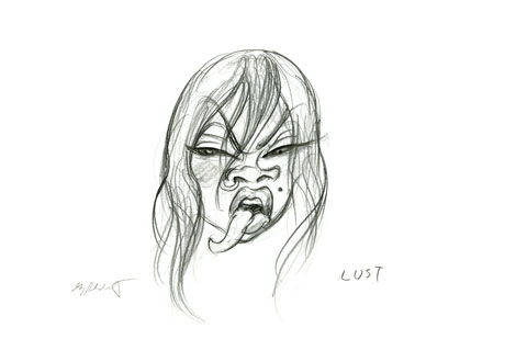 480x309 Lust Sketch Religious Spiderwebart Gallery - Lust Sketch