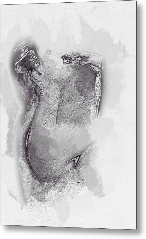 494x810 Moments Of Lust Metal Print By Steve K - Lust Sketch