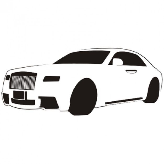 626x626 Luxury Car Sketch Rolls Royce Vector Free Download - Luxury Sketch