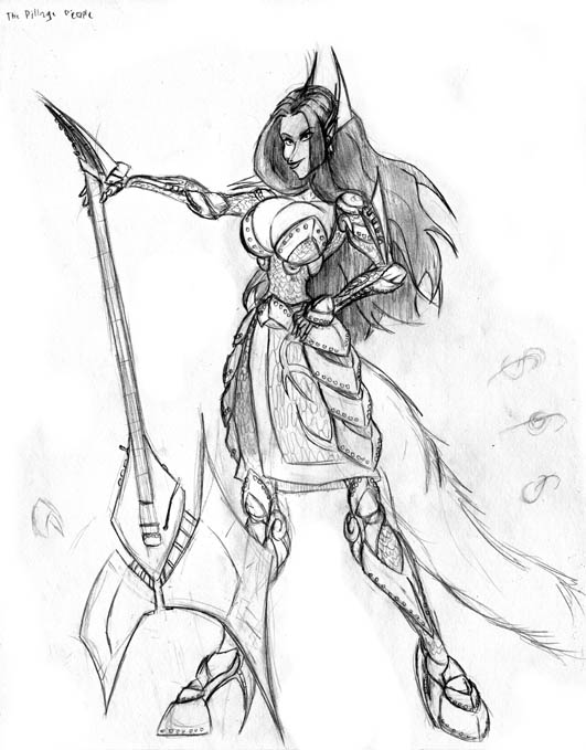 531x679 Lynda Metal Sketch By Robogogorobo - Lynda Sketch