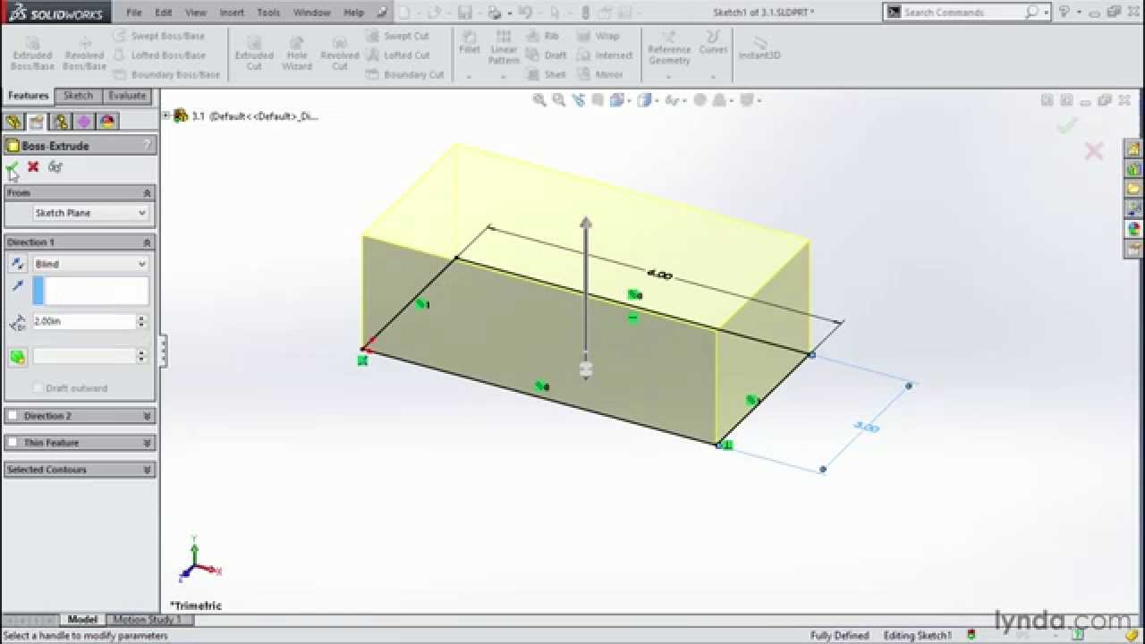 1280x720 Solidworks 2014 Tutorial Starting A New Sketch - Lynda Sketch