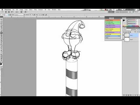480x360 How To Sketch A Mampm Character In Photoshop - M&M Sketch