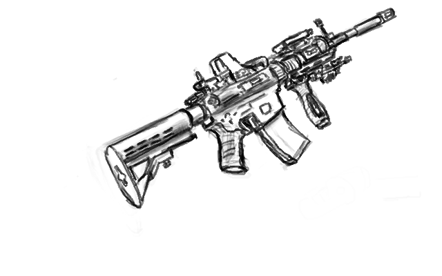 640x400 M4 Sketch By Vonwipfenfels - M4 Sketch