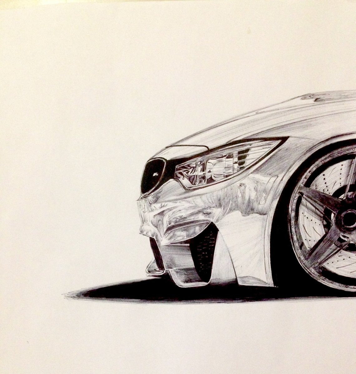 1141x1200 Bmw M4 - M4 Sketch