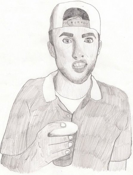 446x589 Mac Miller Drawing, Pencil, Sketch, Colorful, Realistic Art Images - Mac Miller Sketch