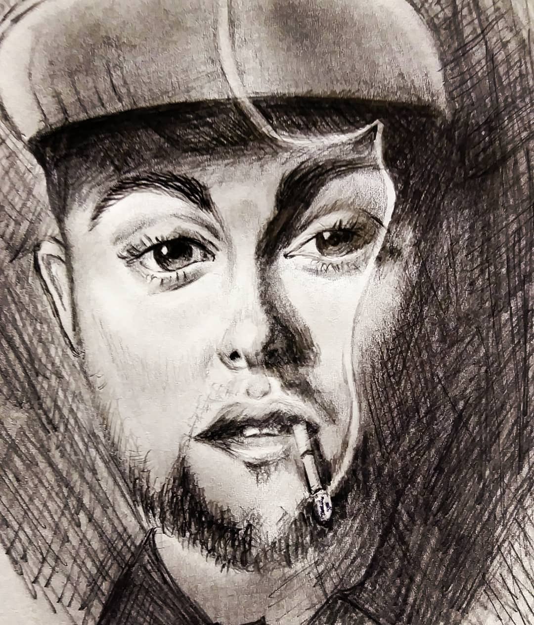 1080x1264 Macmillerdrawing - Mac Miller Sketch