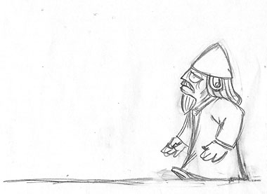 380x277 The Daily Drawing By Tom Krepcio Macbeth Sketch 3 - Macbeth Sketch