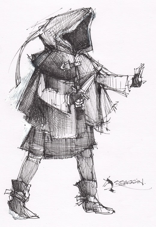 520x757 La Opera Macbeth - Macbeth Sketch