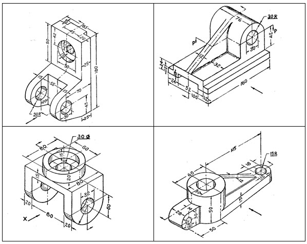 598x476 Dampcg Lesson 5. Sectional Drawing Of Simple Machine Parts - Machine Sketch