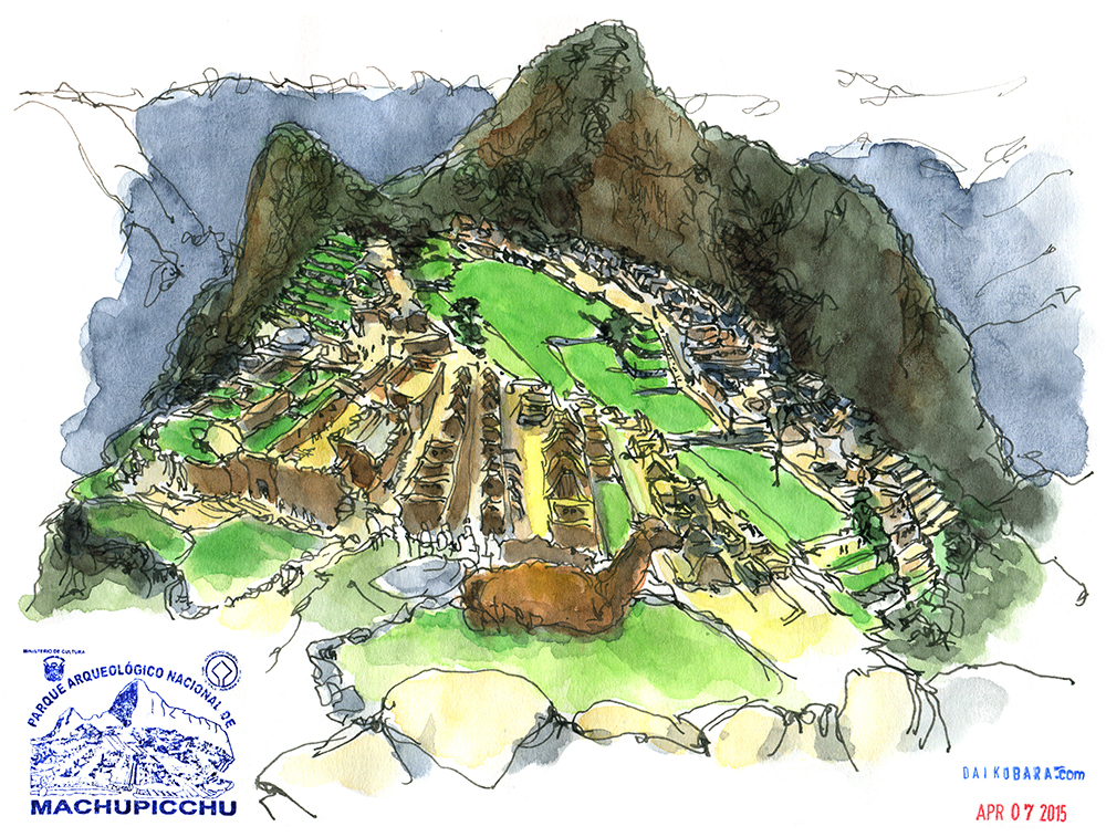 Machu Picchu Sketch at Explore collection of Machu