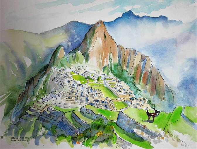 Machu Picchu Sketch at Explore collection of Machu