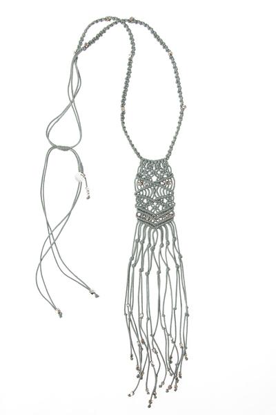 400x600 Kalliope Macrame Necklace - Macrame Sketch