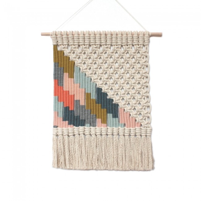 650x650 Woven Macrame Wall Hanging - Macrame Sketch