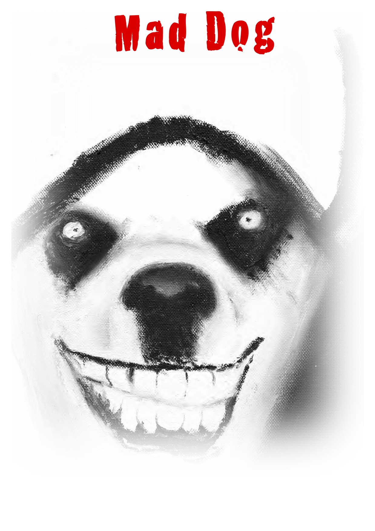 1239x1754 Mad Dog Instrumental Jazz Rock - Mad Dog Sketch