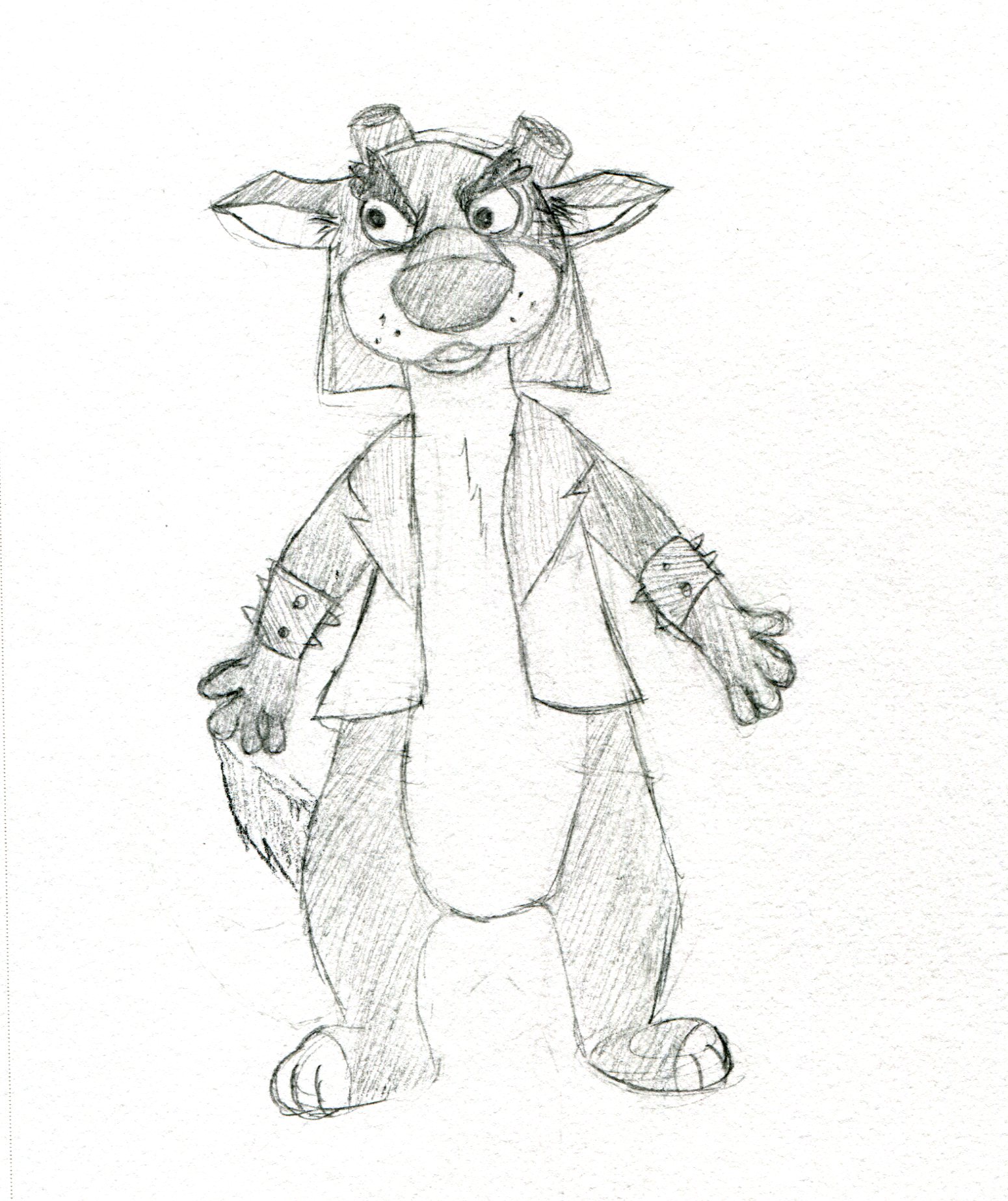 1550x1846 Mad Dog Weasyl - Mad Dog Sketch