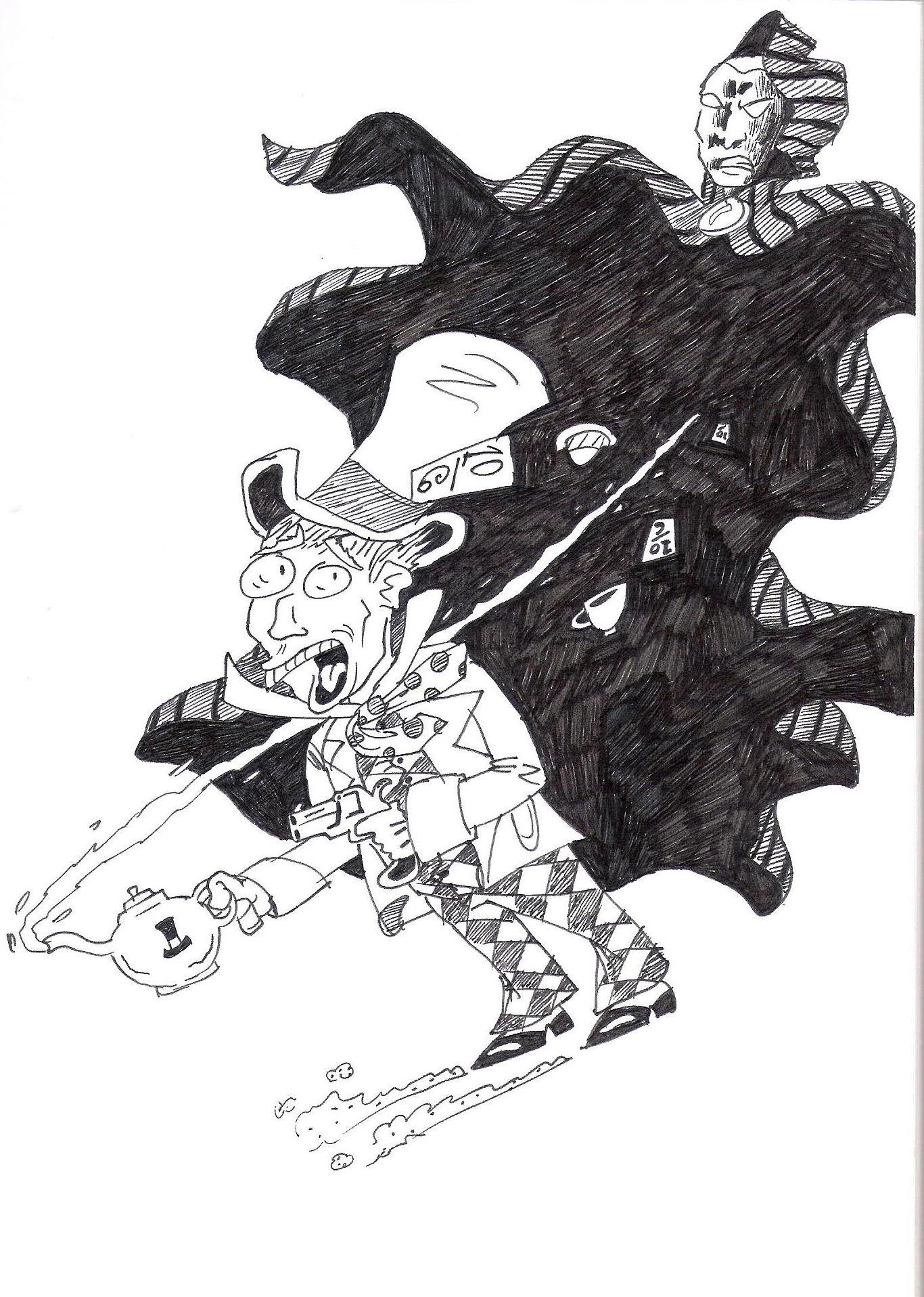 1366x1916 Sketch Of The Week - Mad Hatter Sketch