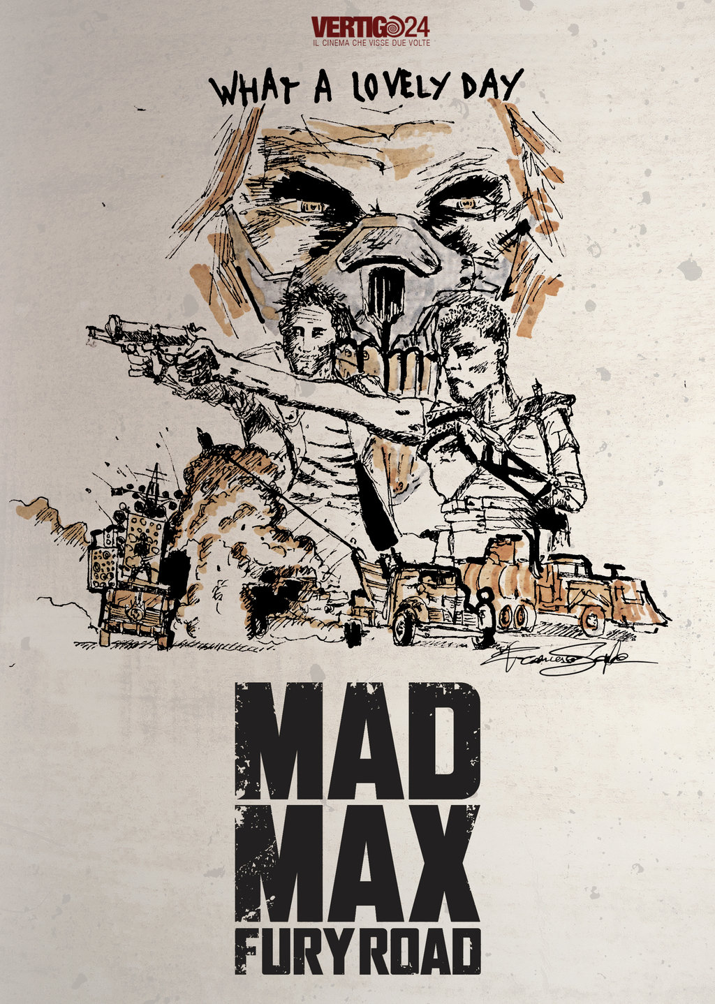 1024x1438 Sketch Weekly For Vertigo24 - Mad Max Sketch