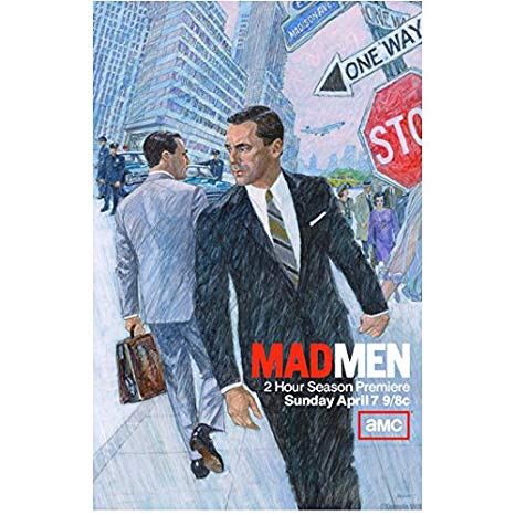 466x466 Mad Men Season Six Chalk Sketch Promo 8 X 10 Photo - Mad Men Sketch
