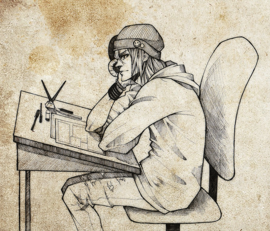 900x770 Fukuda.sketch By Juu Mad Scientist - Mad Scientist Sketch