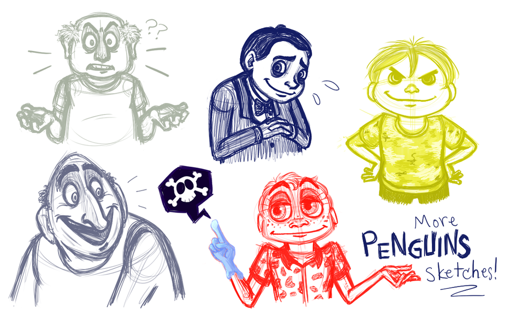 1024x652 Penguins Of Madagascar Sketches 2 By Tragedyann - Madagascar Sketches
