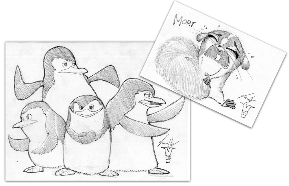 1000x644 Madagascar Sketch By Bleedman - Madagascar Sketches