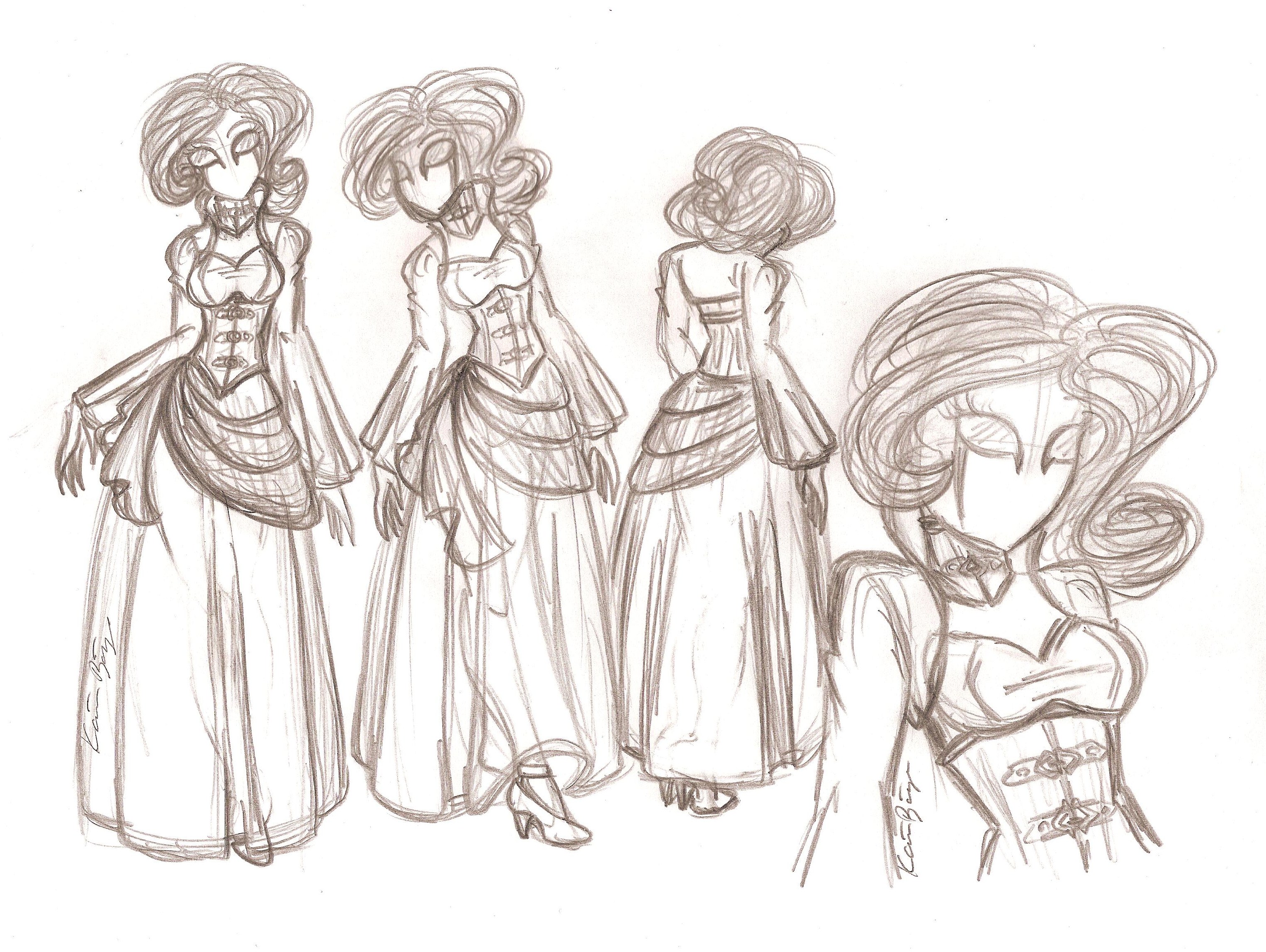3053x2297 Lady Madeline - Madeline Sketch