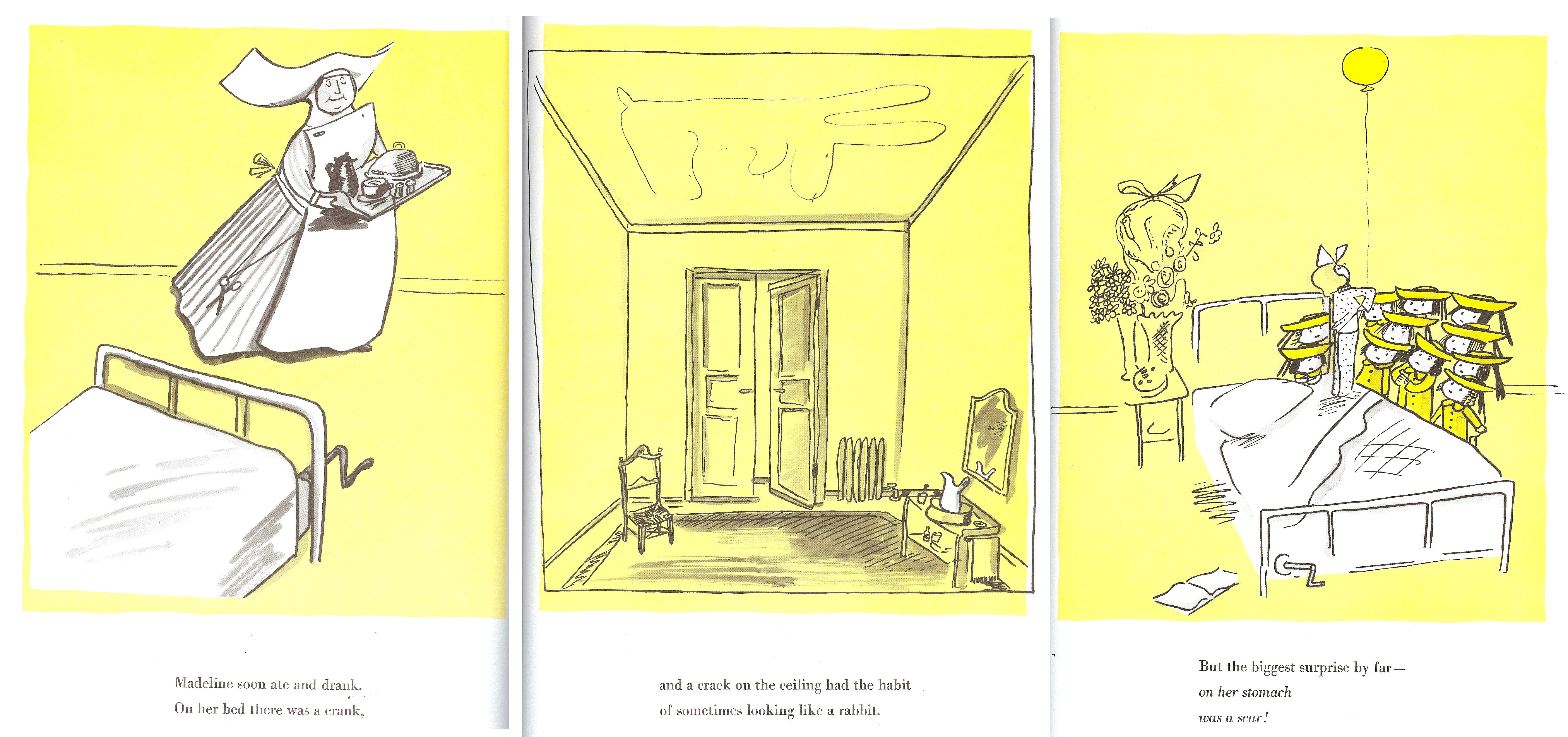 7188x3378 The Story Behind The Story Of Madeline Going On A Book Hunt - Madeline Sketch