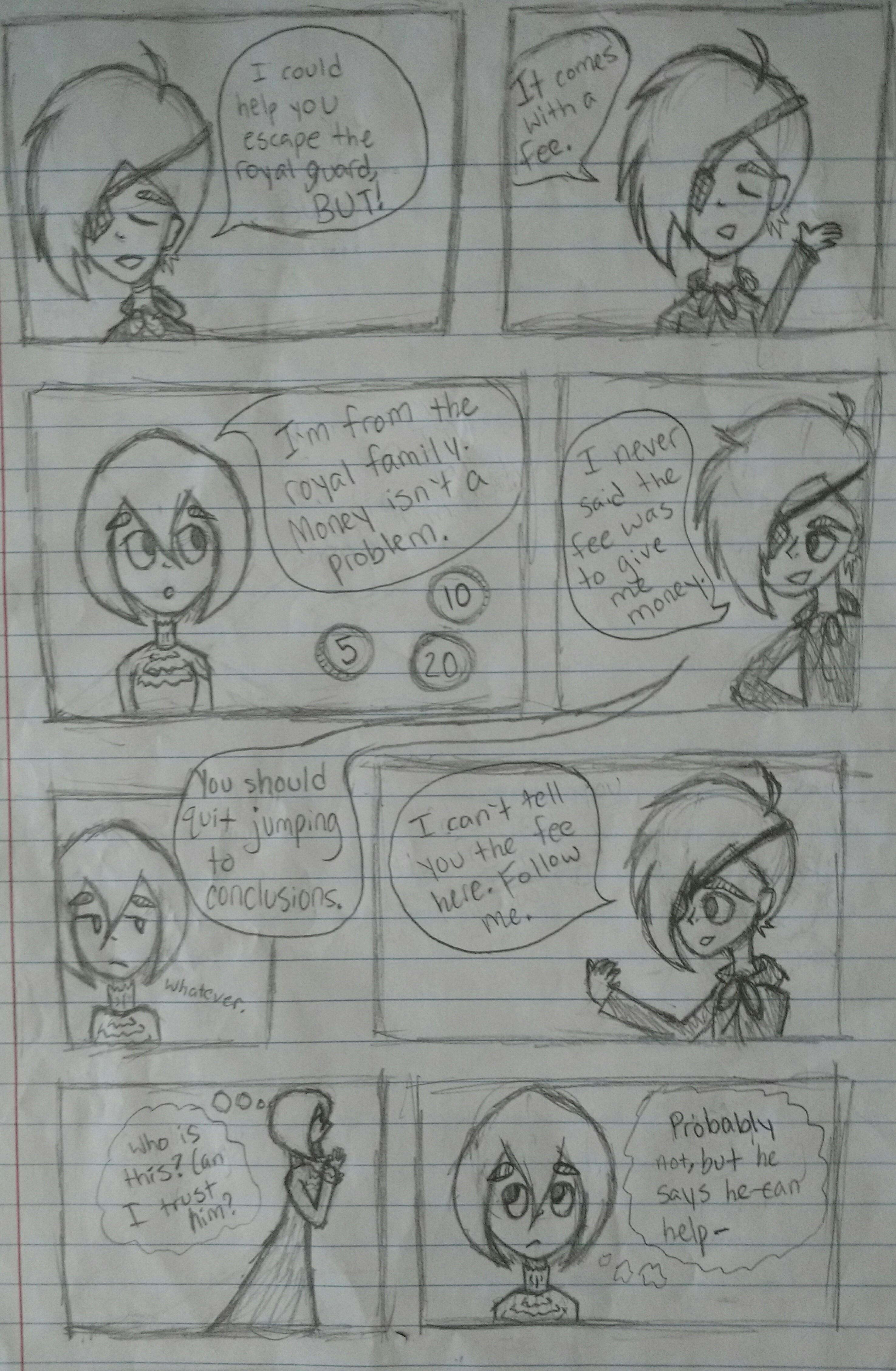 2950x4513 Comic Sketch Of My Ocs Madeline And Oliver - Madeline Sketch