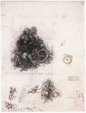 170x223 The Virgin And Child With St Anne And St John The Baptist - Madonna And Child Sketch