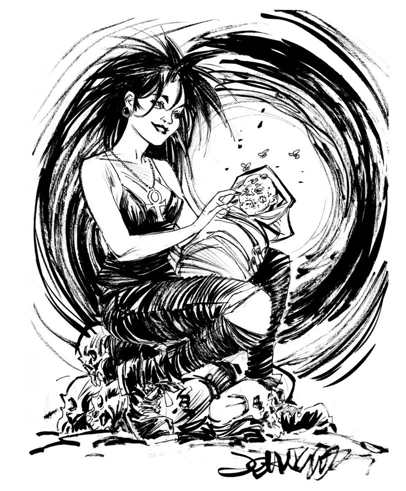 813x983 Madonna And Child Death Sketch By Joltinjohnnylucas - Madonna And Child Sketch