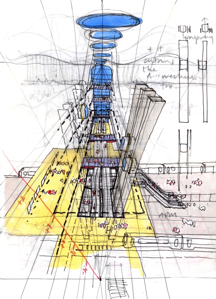 721x1000 Gallery Of Madrid Barajas Airport Terminal 4 Estudio Lamela - Madrid Sketch