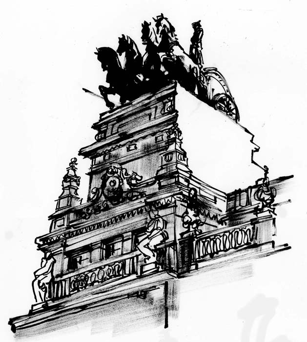 629x700 Madrid Urban Sketchers - Madrid Sketch