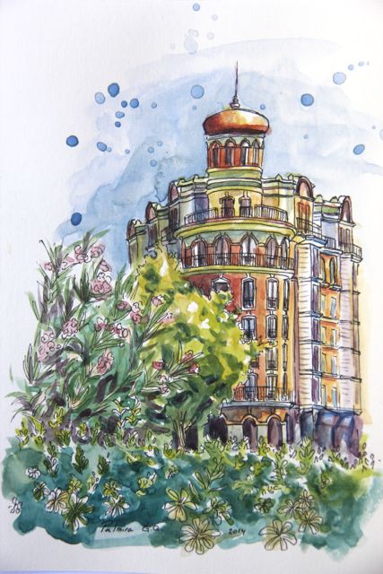 Madrid Sketch at PaintingValley.com | Explore collection of Madrid Sketch