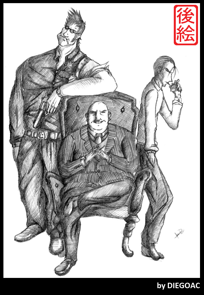716x1036 Mafia Sketch By Ldiego08 - Mafia Sketch