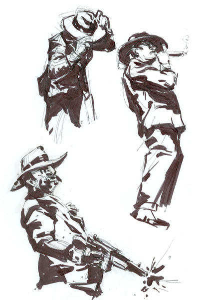 429x600 Sketchbook Mermuse Sketchbook - Mafia Sketch